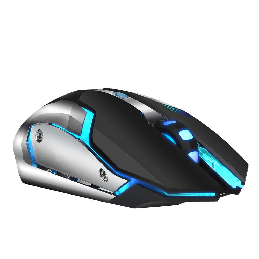 M10 Trådløs Gamingmus 2400dpi Genopladelig 7 Farver Baggrundslys Åndende Komfort Gamer Mus