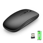M80 2,4G trådløs mus genopladelig 800/1200/1600 DPI computermus ultratynd støjsvag mus til hjemmekontor notebook