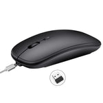 M80 2,4G trådløs mus genopladelig 800/1200/1600 DPI computermus ultratynd støjsvag mus til hjemmekontor notebook