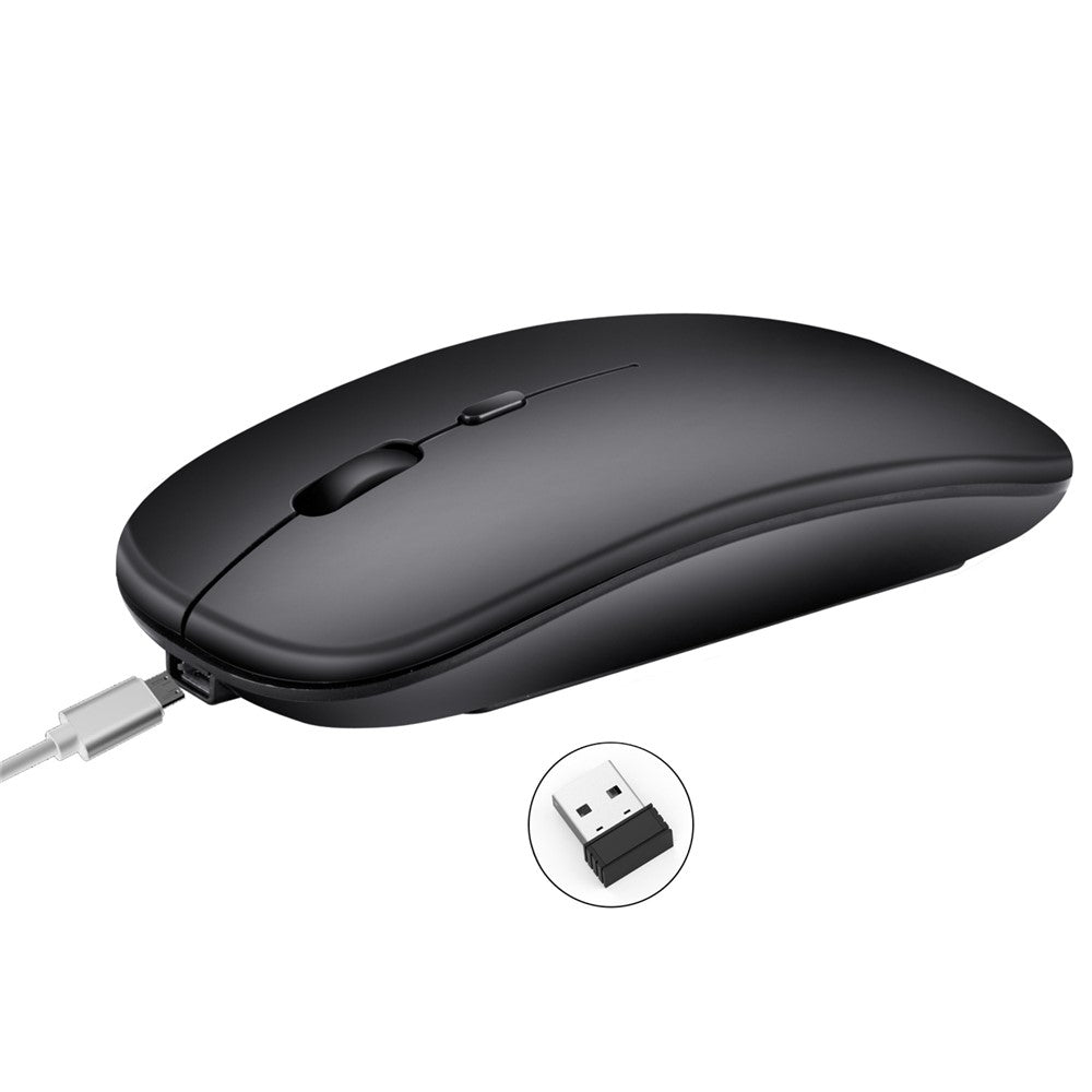 M80 2,4G trådløs mus genopladelig 800/1200/1600 DPI computermus ultratynd støjsvag mus til hjemmekontor notebook