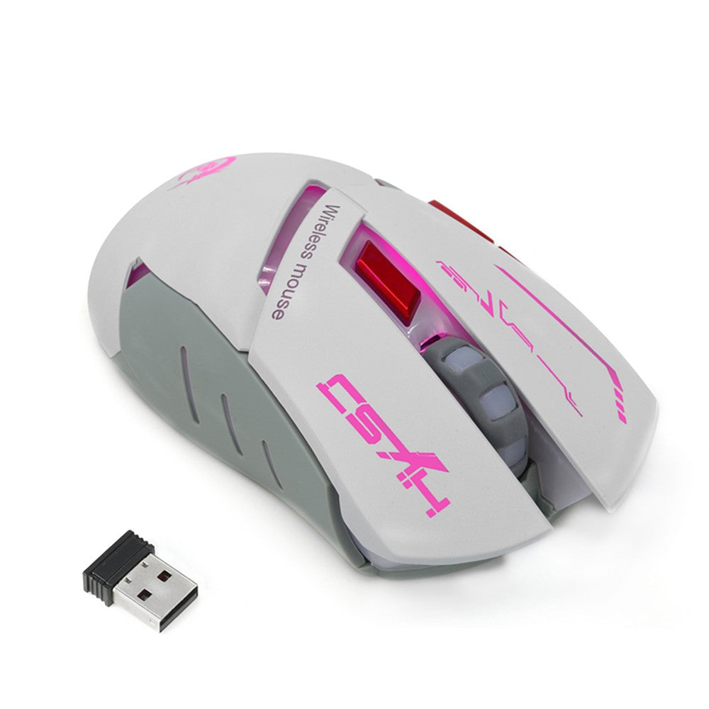 HXSJ X30 7 Colors 3 Levels of Adjustable DPI Colorful Luminous Gaming Mouse