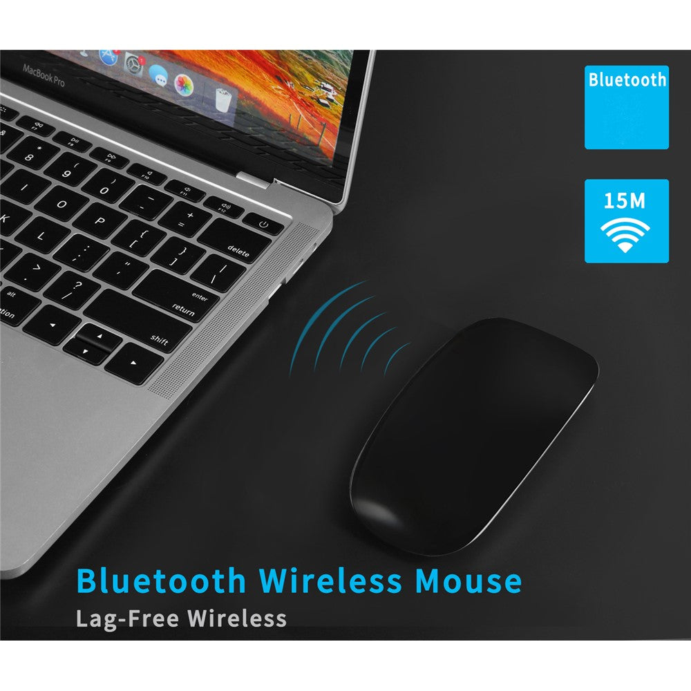 Bluetooth-compatible Wireless Mouse Silent Computer Mouse Slim Ergonomic PC Mice for Windows XP VISTA 7/8/10