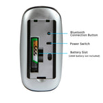 Bluetooth-compatible Wireless Mouse Silent Computer Mouse Slim Ergonomic PC Mice for Windows XP VISTA 7/8/10