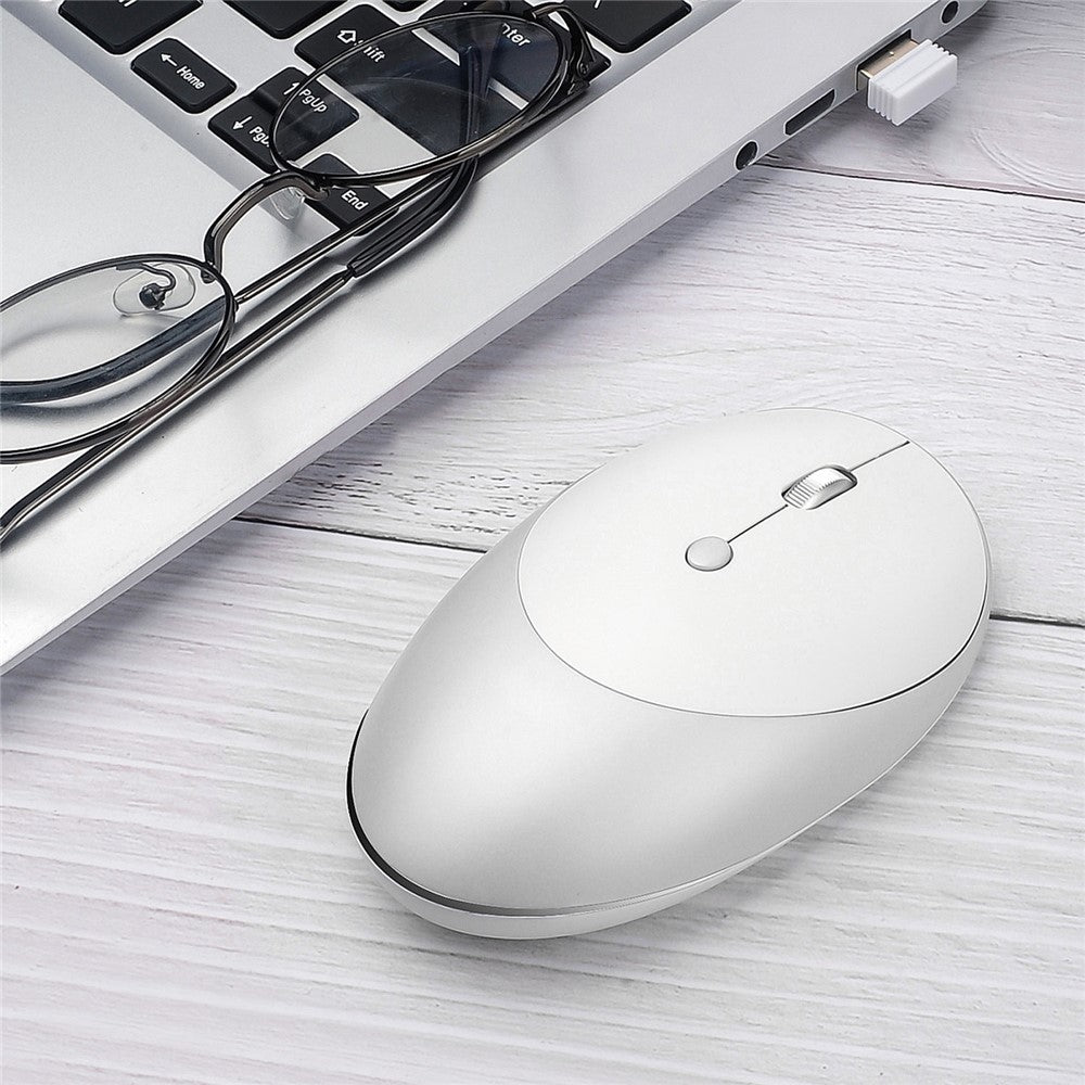 HXSJ T36 Three Mode Bluetooth-compatible 3.0 + 5.0 Wireless Mouse Silme Silent Rechargeable Optical Mouse