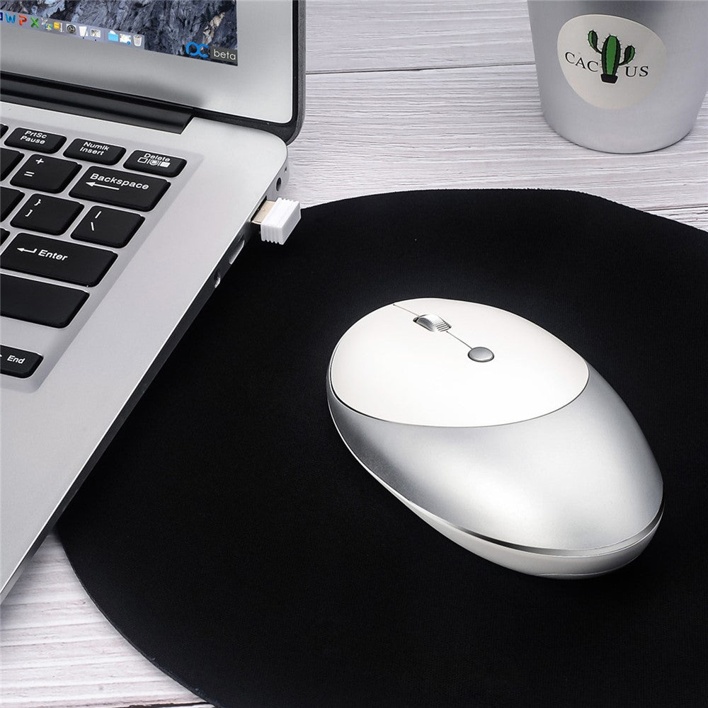 HXSJ T36 Three Mode Bluetooth-compatible 3.0 + 5.0 Wireless Mouse Silme Silent Rechargeable Optical Mouse