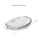 HXSJ T36 Three Mode Bluetooth-compatible 3.0 + 5.0 Wireless Mouse Silme Silent Rechargeable Optical Mouse