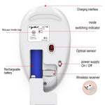 HXSJ T36 Three Mode Bluetooth-compatible 3.0 + 5.0 Wireless Mouse Silme Silent Rechargeable Optical Mouse
