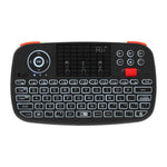 RII I4 Mini Bluetooth-kompatibel 2.4GHz til Windows Android (engelsk version) Dual-mode håndholdt tastatur baggrundsbelyst mus Touchpad