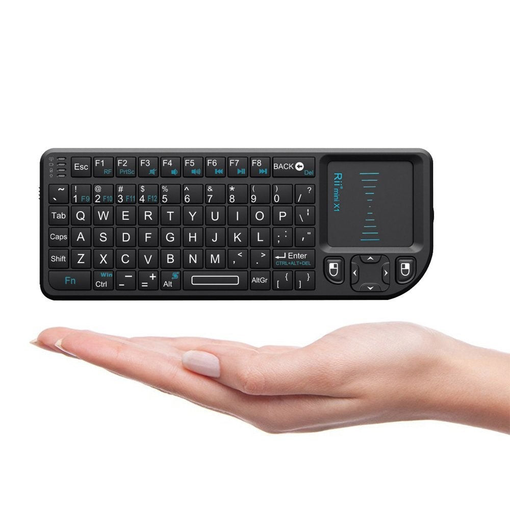 RII Mini X1 2.4GHz Wireless Keyboard with Mouse Touchpad for Laptop Tablet Smart TV
