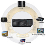 RII Mini X1 2.4GHz Wireless Keyboard with Mouse Touchpad for Laptop Tablet Smart TV