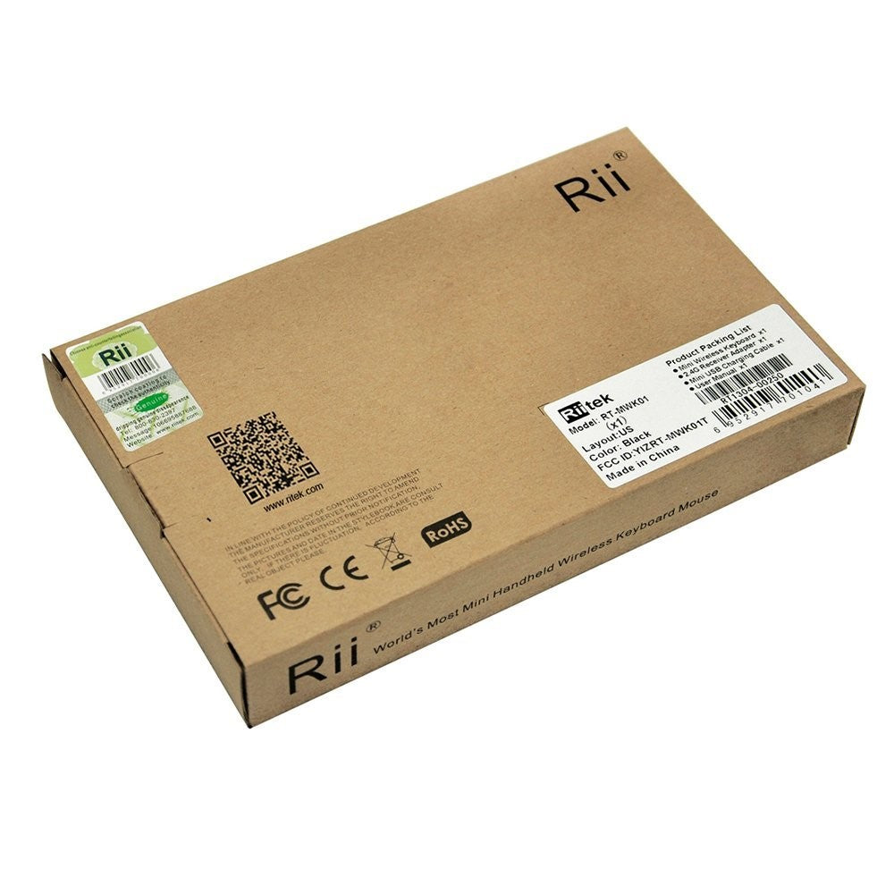 RII Mini X1 2.4GHz Wireless Keyboard with Mouse Touchpad for Laptop Tablet Smart TV