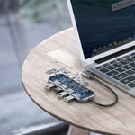 BASEUS Multi-function HUB Type-C to USB3.0*4+PD for Mobile Phone and Computer