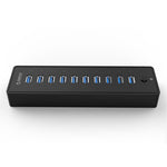 ORICO P10-U3 Superhøj hastighed 5 Gbps 10-ports USB3.0-hub
