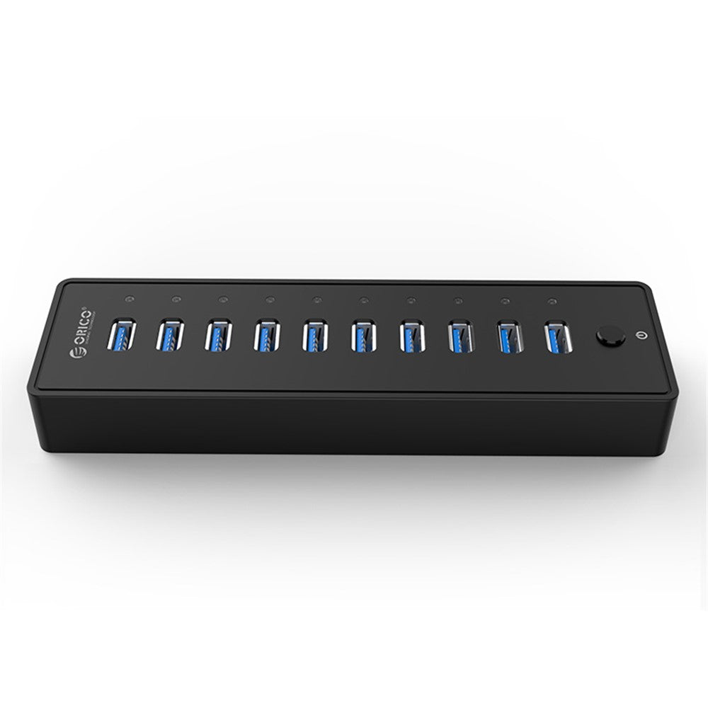 ORICO P10-U3 Superhøj hastighed 5 Gbps 10-ports USB3.0-hub