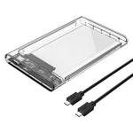 ORICO 2159C3-G2 Transparent 10Gbps Hard Drive Enclosure with Stand for 2.5inch HDD / SSD