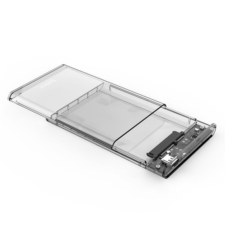 ORICO 2159C3-G2 Transparent 10Gbps Hard Drive Enclosure with Stand for 2.5inch HDD / SSD