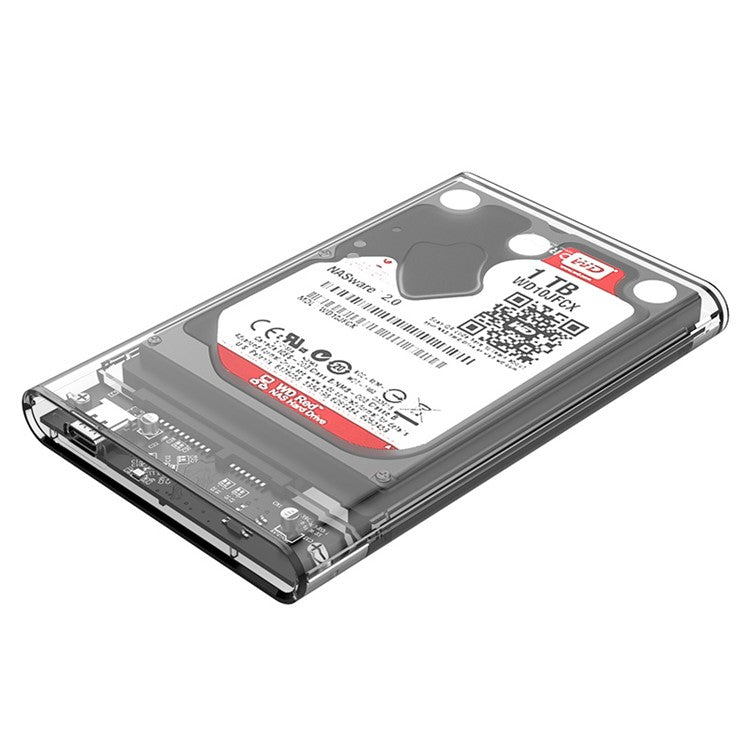 ORICO 2159C3-G2 Transparent 10Gbps Hard Drive Enclosure with Stand for 2.5inch HDD / SSD