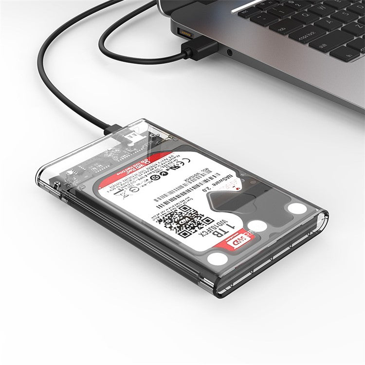 ORICO 2159C3-G2 Transparent 10Gbps Hard Drive Enclosure with Stand for 2.5inch HDD / SSD