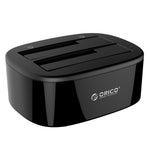 ORICO USB 3.0 SATA Dual-bay Harddisk Dockingstation Kabinet til 2,5"/3,5" SSD HDD med Offline Klonfunktion (6228US3-C)
