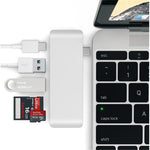 USB Type-C Hub Aluminum Alloy Adapter 5 in 1 Multi-Port Combo Converter for MacBook Pro (2016)