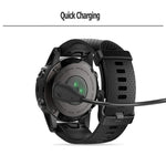 1 m opladerkabel til Garmin Fenix 5S / 5 / 5X / Forerunner 158 / Venu 2 Smartwatch opladerledning