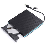 External CD DVD Drive Burner Player to USB 3.0 Type-C Portable Slim DVD/CD ROM RW Rewriter/Writer/Reader