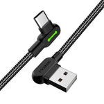 MCDODO CA-5280 Button Series for iPhone 15 Series Nylon Braided 0.5M Type-C USB Data Sync Charger Cable