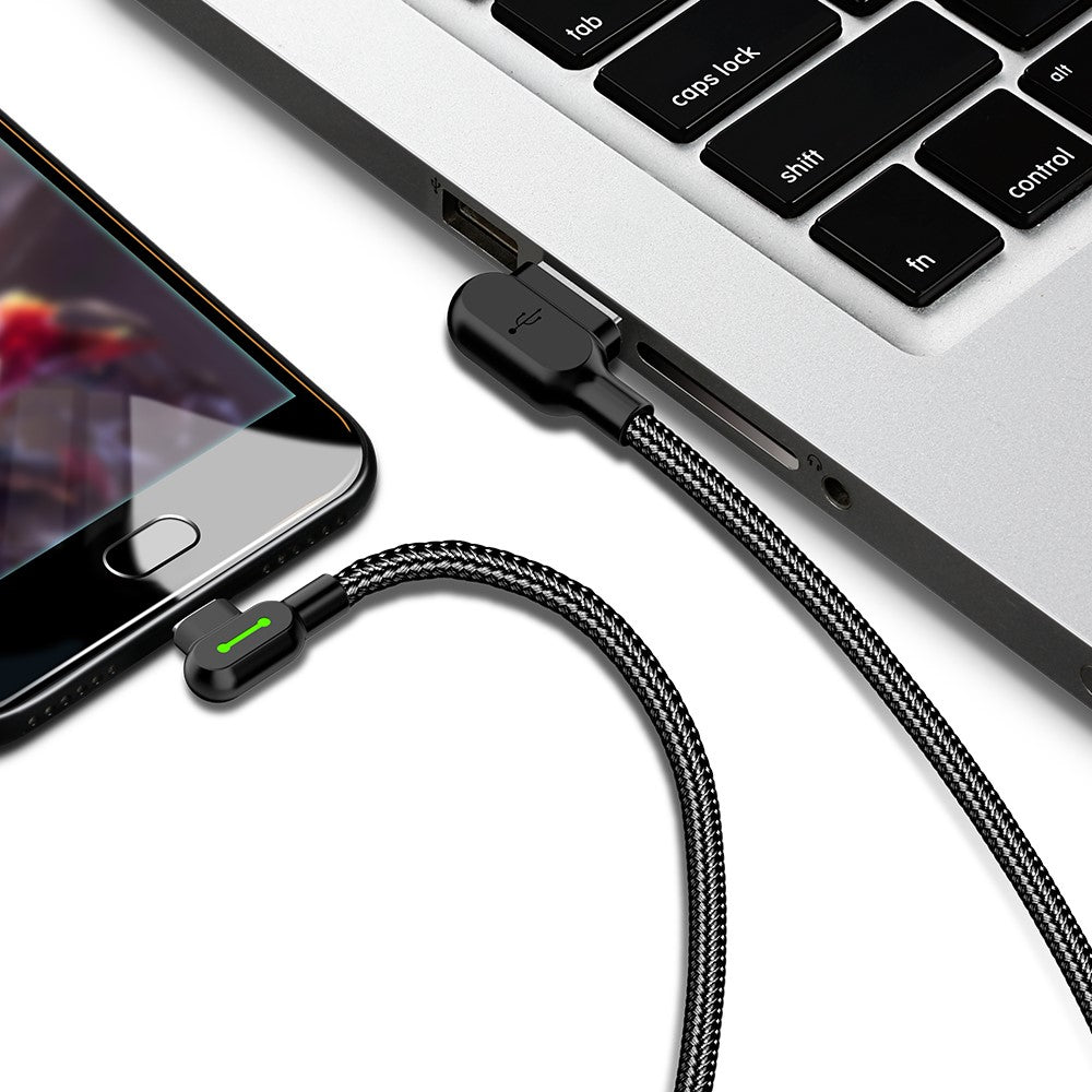 MCDODO CA-5280 Button Series for iPhone 15 Series Nylon Braided 0.5M Type-C USB Data Sync Charger Cable