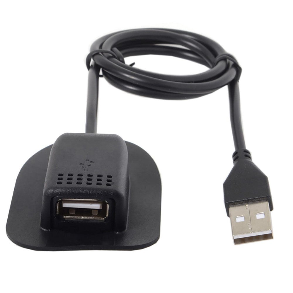 USB Han til USB Mount Hun Kabel Praktisk Bekvemt Udendørs Rejse Camping Ekstern