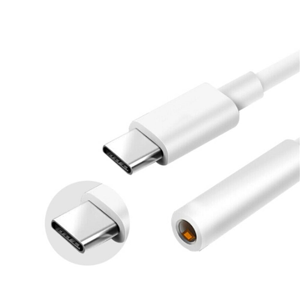 USB Type C to 3.5mm Earphone Jack Aux Audio Cable Adapter Headphone for Huawei Xiaomi Converter