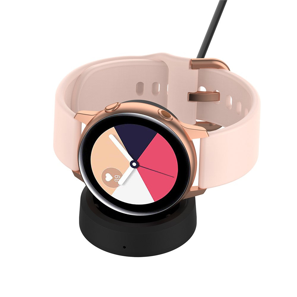 Samsung Galaxy Watch 5 40mm 44mm / Watch 5 Pro 45mm / Watch4 Classic 46mm 42mm oplader, USB-magnetisk opladningsdock med indikator
