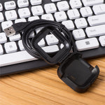 Bærbar USB-kabel opladningsboks/-holder til Fitbit Versa 2