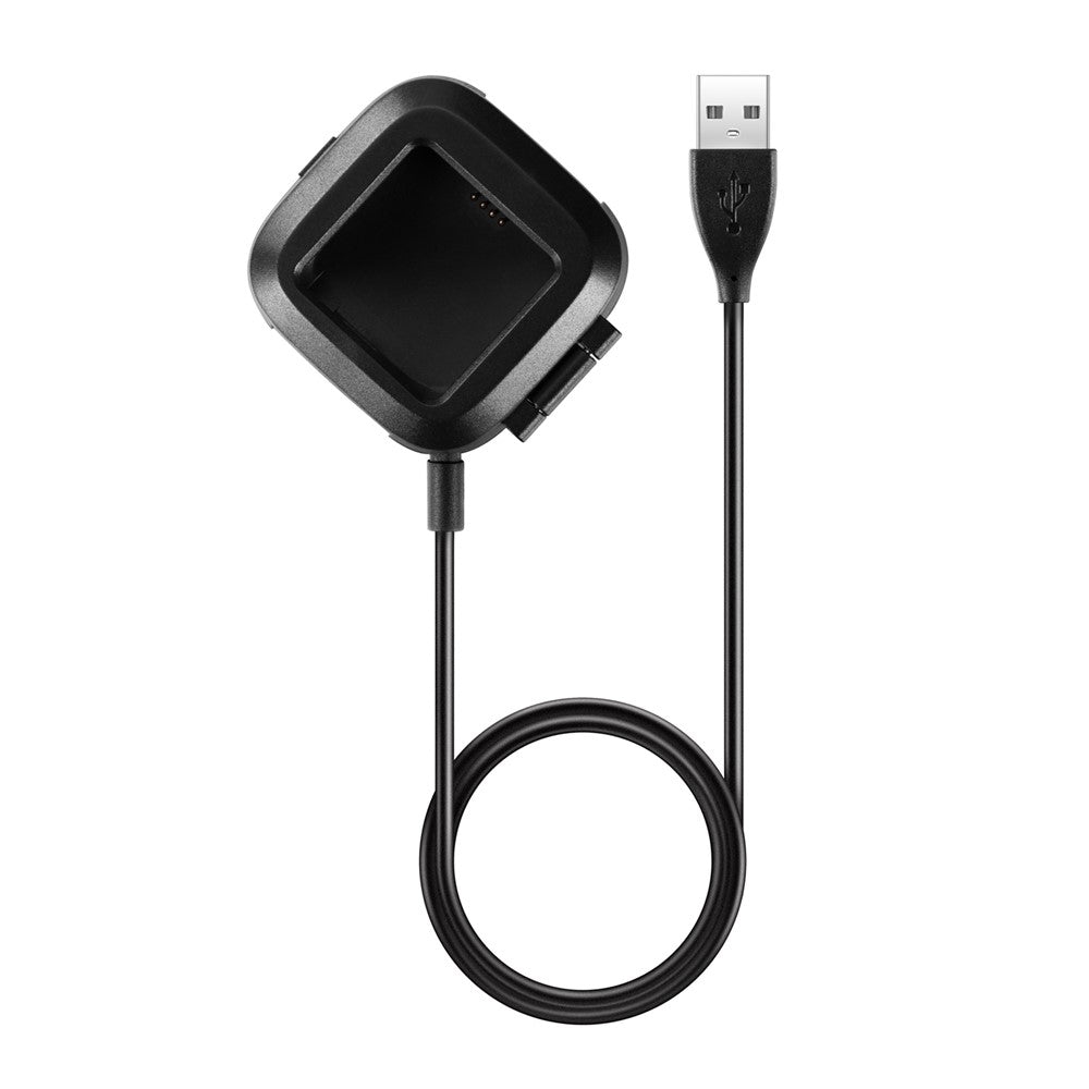 Bærbar USB-kabel opladningsboks/-holder til Fitbit Versa 2