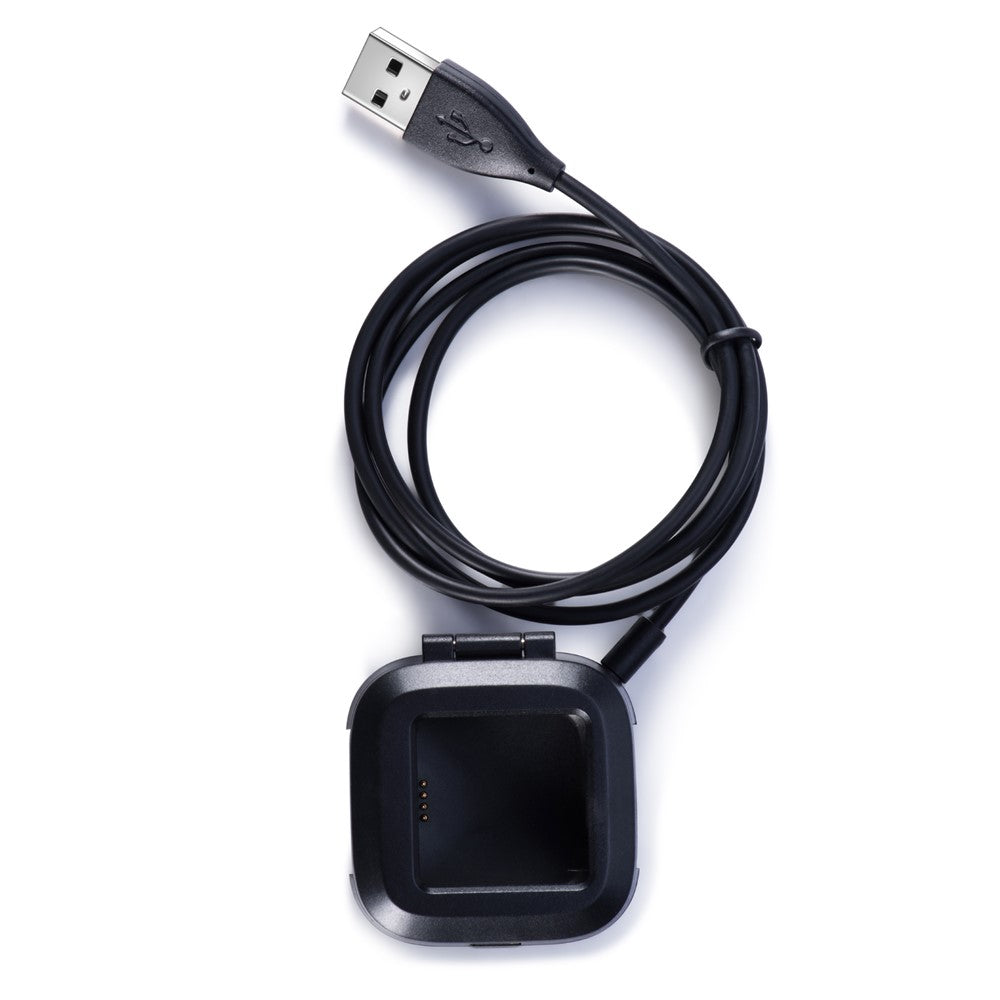 Bærbar USB-kabel opladningsboks/-holder til Fitbit Versa 2