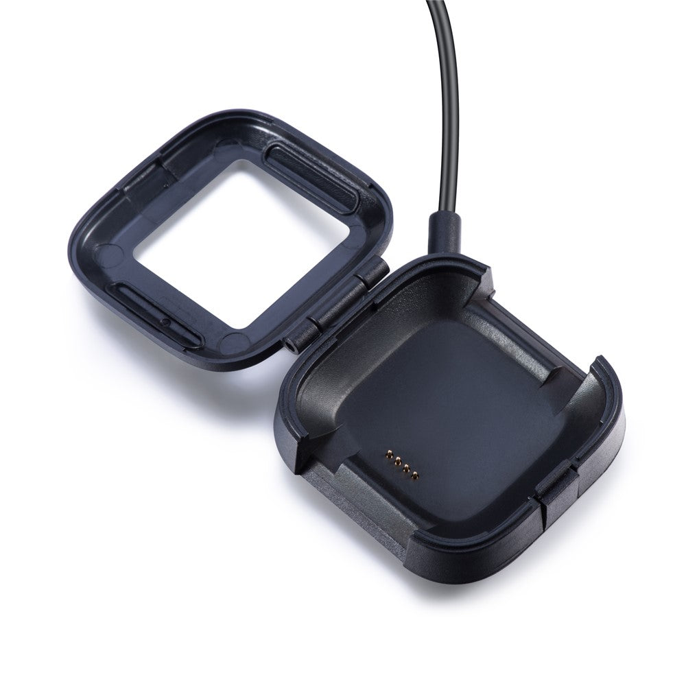 Bærbar USB-kabel opladningsboks/-holder til Fitbit Versa 2