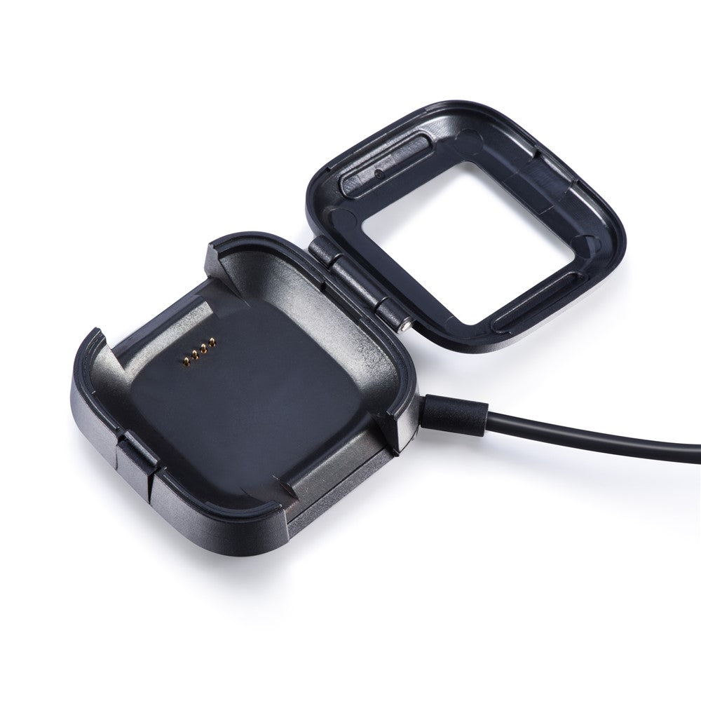 Bærbar USB-kabel opladningsboks/-holder til Fitbit Versa 2