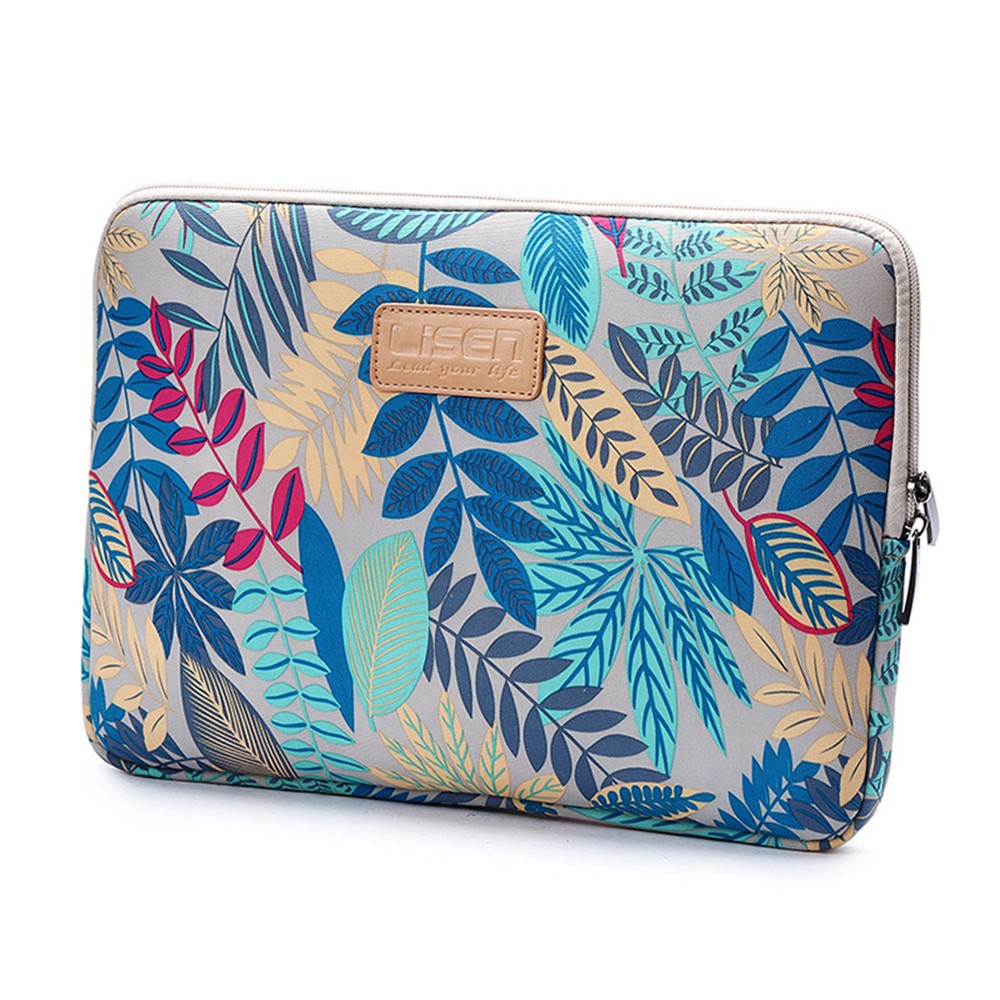LISEN 14 inch Colorful Leaves Laptop Sleeve Bag Case, Size: 36.5 x 25.5 x 2 cm