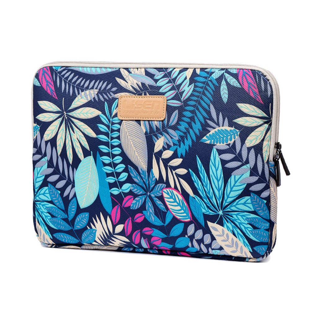 LISEN 14 inch Colorful Leaves Laptop Sleeve Bag Case, Size: 36.5 x 25.5 x 2 cm