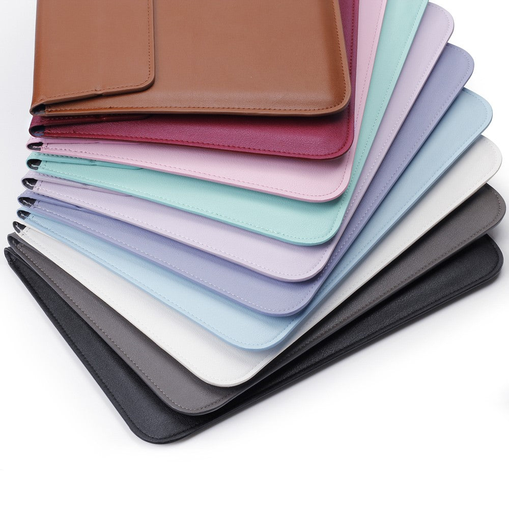 Envelop Style PU Leather Laptop Bag Sleeve Pouch for MacBook Air 13.3-inch/iPad Pro 12.9