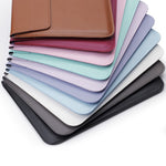 Business Envelope Style Leather Sleeve Bag for Macbook Pro 15.4 inch with Retina Display