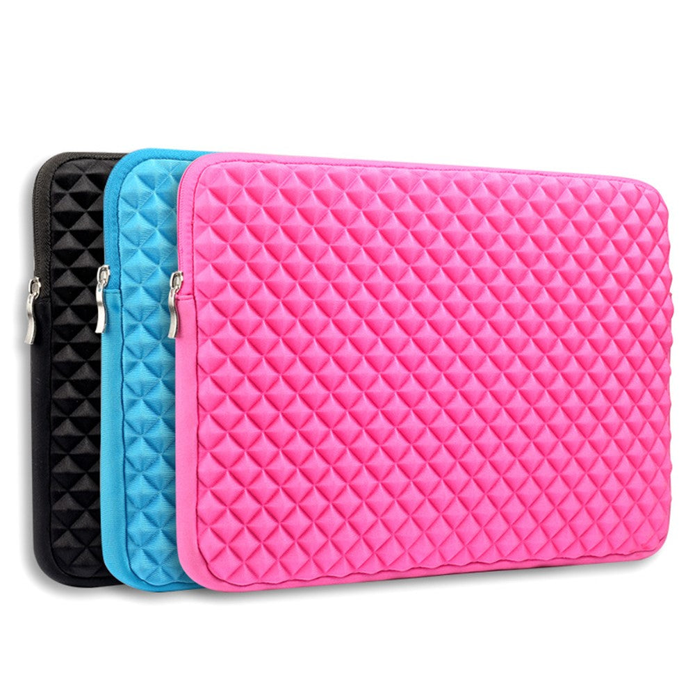 Stereo Grid PU-læder stødsikkert etui-cover til 13,3-tommer MacBook Pro / Air