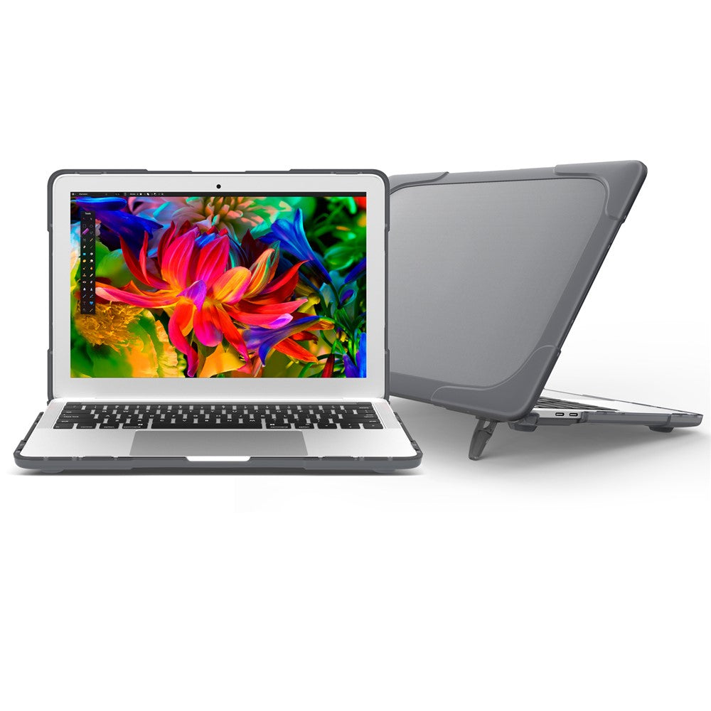 Todelt etui af plastik + TPU med stander til MacBook Pro 13" (2016) med Touch Bar
