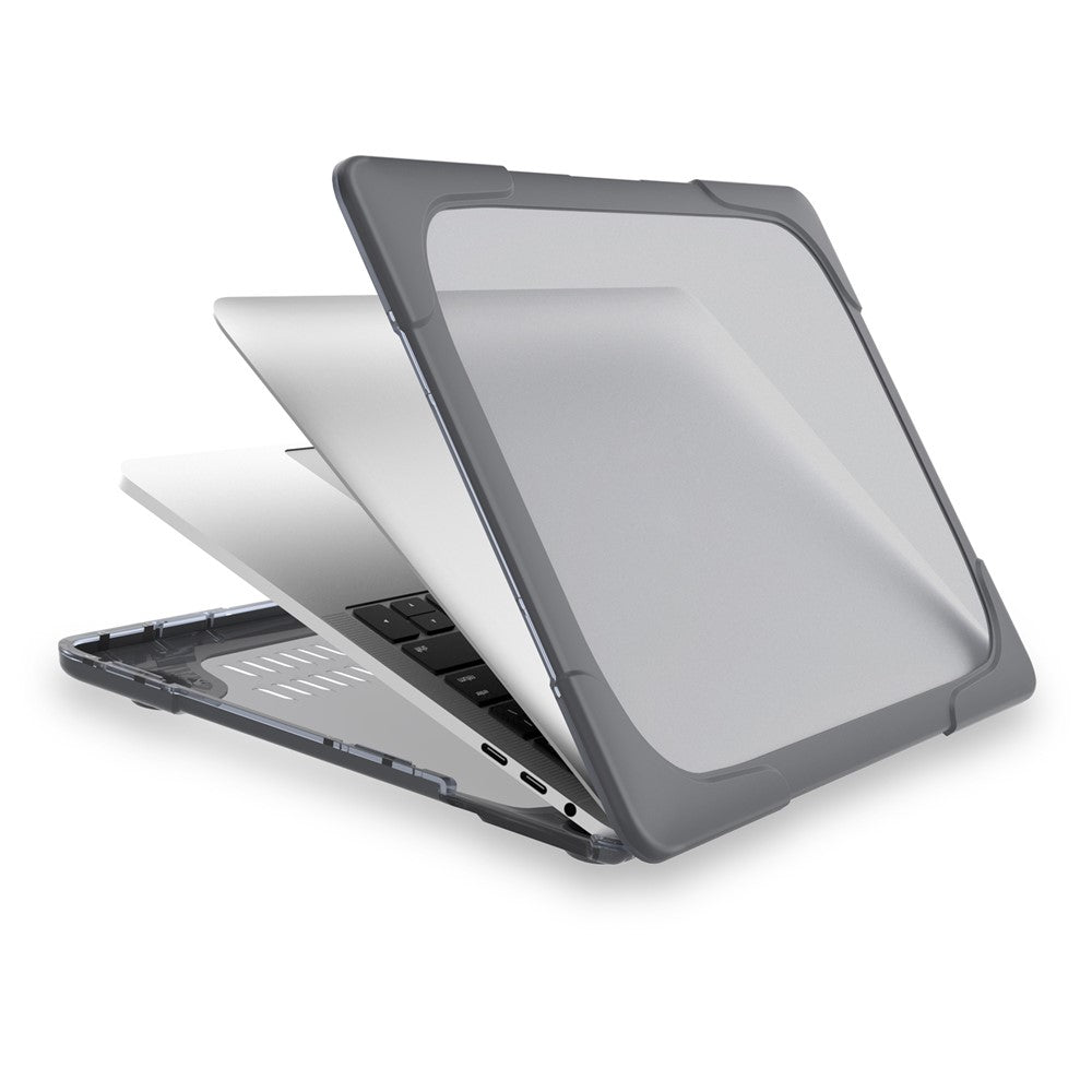 Todelt etui af plastik + TPU med stander til MacBook Pro 13" (2016) med Touch Bar