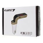 C7 Bluetooth-compatible Car Kit Hands-free FM Transmitter MP3 Player & USB Car Charger
