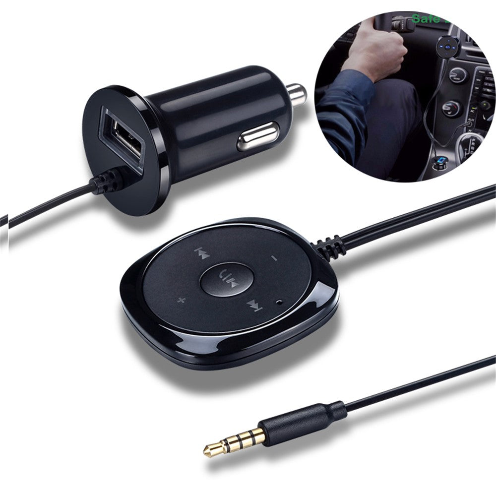 BC20 Bluetooth-compatible Car Kit  Bluetooth-compatible Car Receiver3.5mm Audio Receiver Car Handsfree MP3