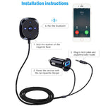 BC20 Bluetooth-compatible Car Kit  Bluetooth-compatible Car Receiver3.5mm Audio Receiver Car Handsfree MP3