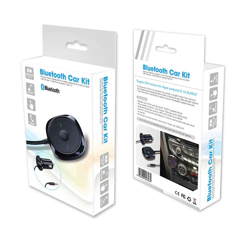 BC20 Bluetooth-compatible Car Kit  Bluetooth-compatible Car Receiver3.5mm Audio Receiver Car Handsfree MP3