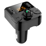 BT36B Dual USB Car Charger with FM Transmitter Bluetooth-compatible Hands-free FM Modulator Car Phone Charger