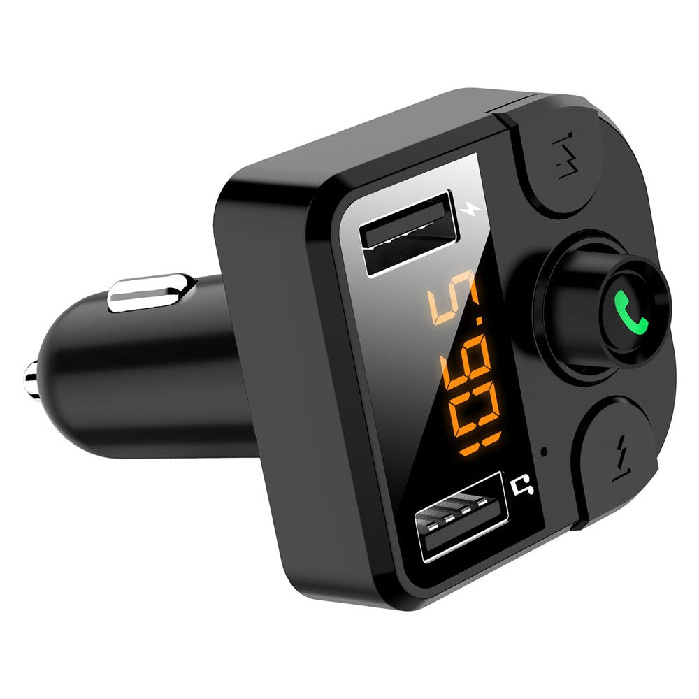 BT36B Dual USB Car Charger with FM Transmitter Bluetooth-compatible Hands-free FM Modulator Car Phone Charger