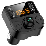 BT36B Dual USB Car Charger with FM Transmitter Bluetooth-compatible Hands-free FM Modulator Car Phone Charger